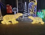 Christmas led polar bear