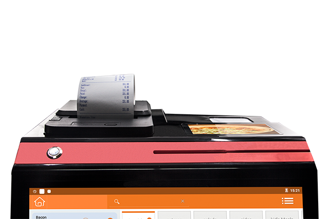 14 Inch Full HD Android/WIN POS System with 80mm Printer and VFD220 Customer Display