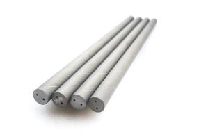 Quality HRA 93.5 Helical Coolant Hole Rod Unground Carbide Blank Rods​ wholesale