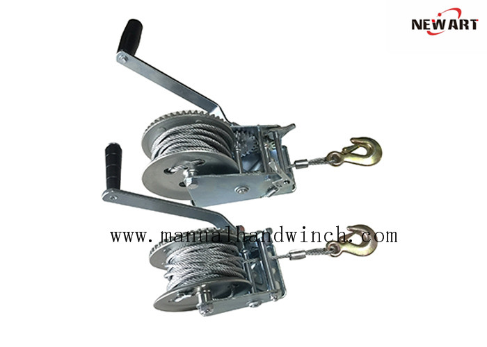 Capacity 1135kg Manual Hand Winch Anchor With Cable Agriculture Greenhouse