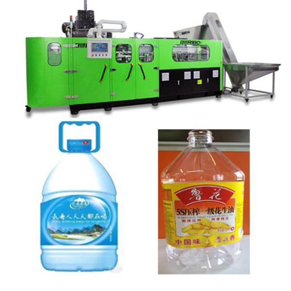 6 Cavities 5l Blow Molding Machine , 180KW Plastic Container Manufacturing