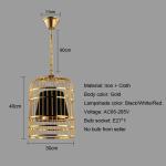 Chinese Bird Cage Light Living Room Restaurant Dining Room cage chandelier（WH-VP