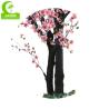 Buy cheap Fabric 250cm Indoor Cherry Blossom Tree With Nature Wood Trunk from wholesalers