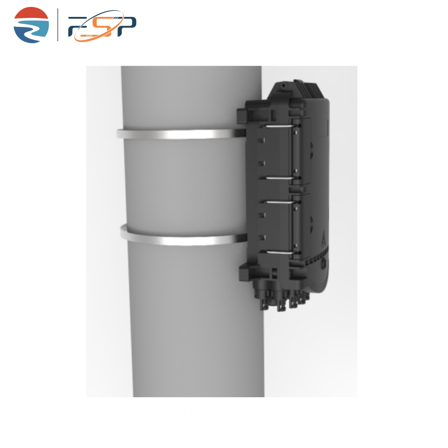 FTTH Aerial Application Fiber Optic Termination Box IP65 with 8 Cores Wall Pole Mount