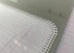 Heat Strengthening 4mm Acid Etched Tempered Glass Panels Flat Screen
