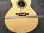 12 Strings Acoustic Guitar / guitar natural AAA Solid Spruce Body 43 inch Guitar