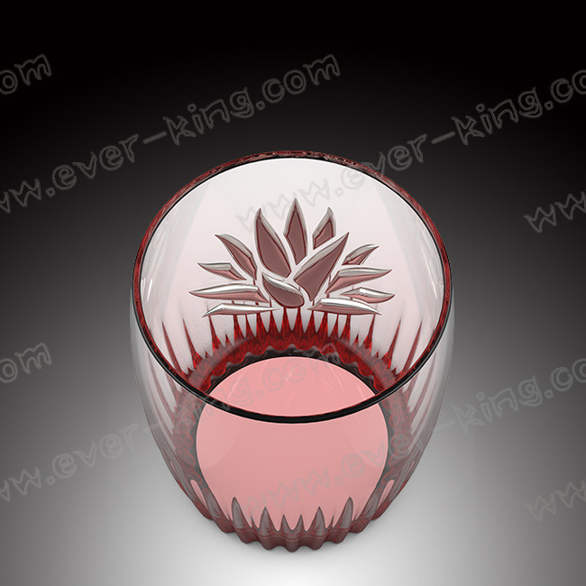 Custom Soda Lime Drinking Beer Glass Round Shaped