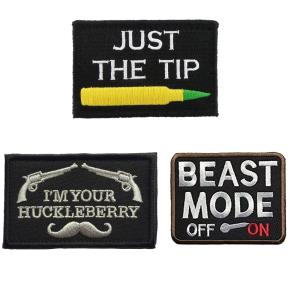 Quality Fabric Morale Embroidered Cloth Badges Military Shoulder Patches wholesale