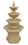 61 Inch Four Tiers Landscape Tiered Water Fountain