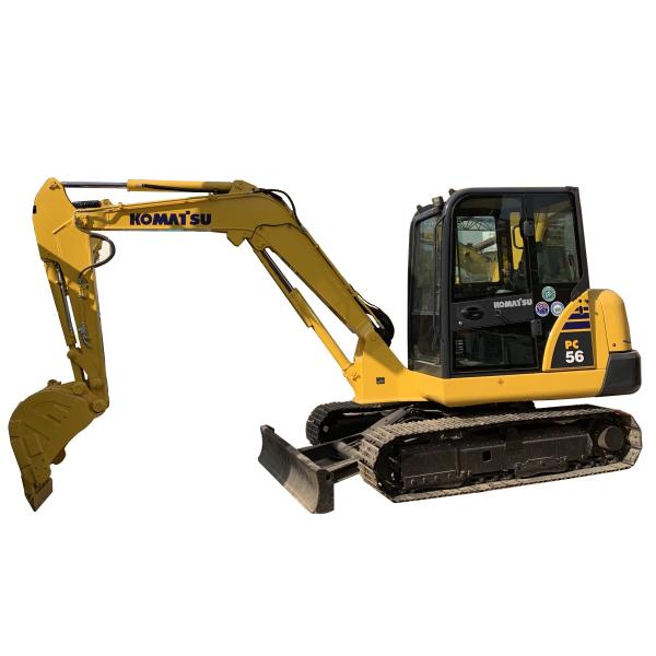 Low Working Hours 0-2000 Used Komatsu PC56 PC55 PC50 Excavator at Original in