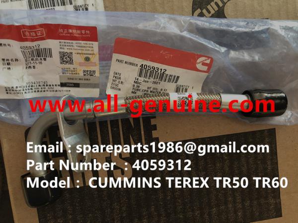 4059312 TEREX CUMMINS DUMP TRUCK TR50 TR60 TR100 TR70 MINING HAULER OFF HIGHWAY