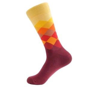 Quality Multicolor Trendy Mens Socks Cotton Material Soft Warm Comfort Winter Crew Socks wholesale