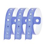 Custom Vinyl PVC Wristbands High Durability Personalised Bracelets