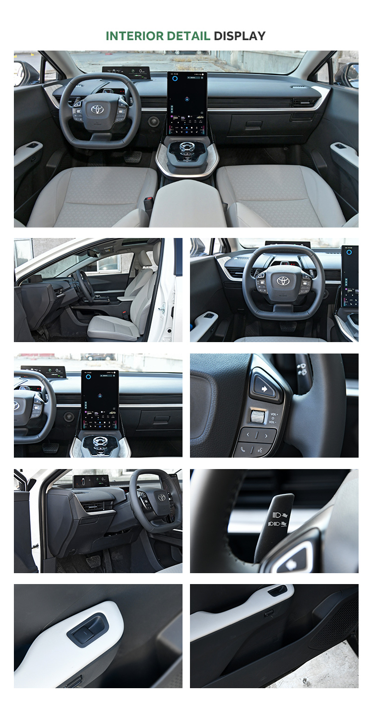 Electric Vehicle Toyota BZ3 180kW Maximum Power 160km/h Max Speed Ready for Delivery