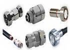 Quality High Frequency Silver RF Coaxial Connectors N Type For Feeder Line Cable wholesale