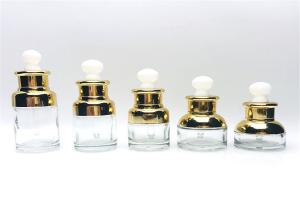Quality Glass And PP Custom Perfume Bottles , Clear Glass Unique Perfume Bottles wholesale