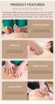 White Kneading Massage Shawl For Pressure Fatigue Pain Relieve