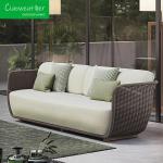 Garden Furniture Woven Sofa Set Villa Modern Hotel Waterproof Fabric Aluminum