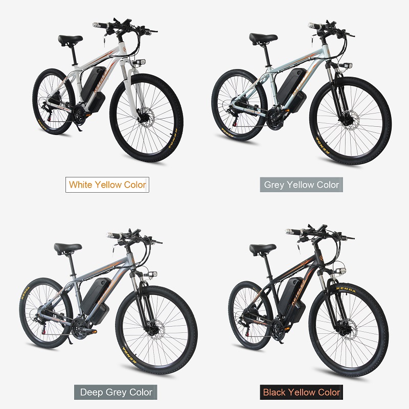 500w Electric Mountain Bike , 26"X1.95" Battery Assist Mountain Bike 13AH