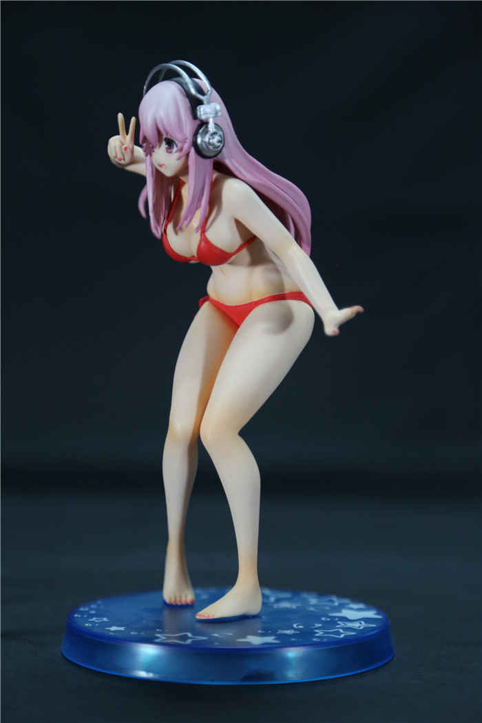 Red Color Sex Anime Figure , Undressable Anime Figures Different Style Available