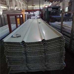 Quality 1050 ivory white corrugated roof sheets with 0.426mm for temporary fencing wholesale