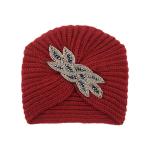 Crystal accessories Knit hat Heavy beaded hat warm woolen hat