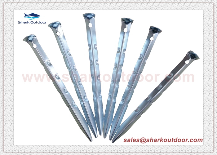 Steel Ripple Tent Peg stake