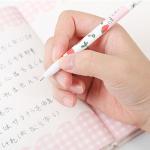 12pcs/box Cute Fruit Gel Pen Set for Student Writing 0.5mm Writing Width Novelty