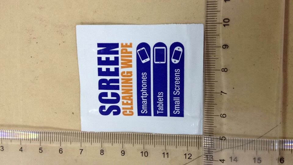 Disposable single packed customized camera lens cleaning wipes
