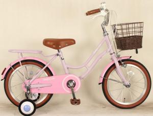 Quality Lightweight 12 Inch Pedal Bike Pink Childrens Bike With Stabilisers wholesale