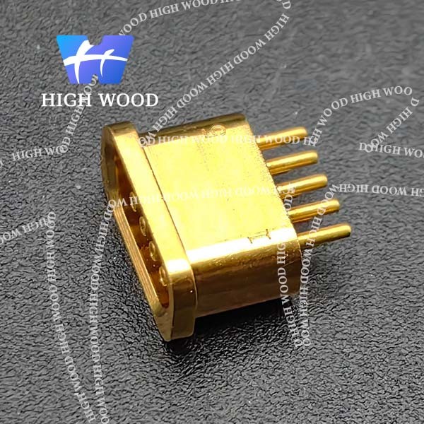 J30J SERIES glass sintered gas sealed rectangular electrical connector, J30JM1-9ZKS19