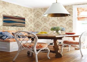 Quality Embossed Peel And Stick Removable Wallpaper For Room Interior , PVC Material wholesale