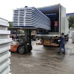 strong and waterproof 30mm PVC eps sandwich panel with 12kg used for 10 years