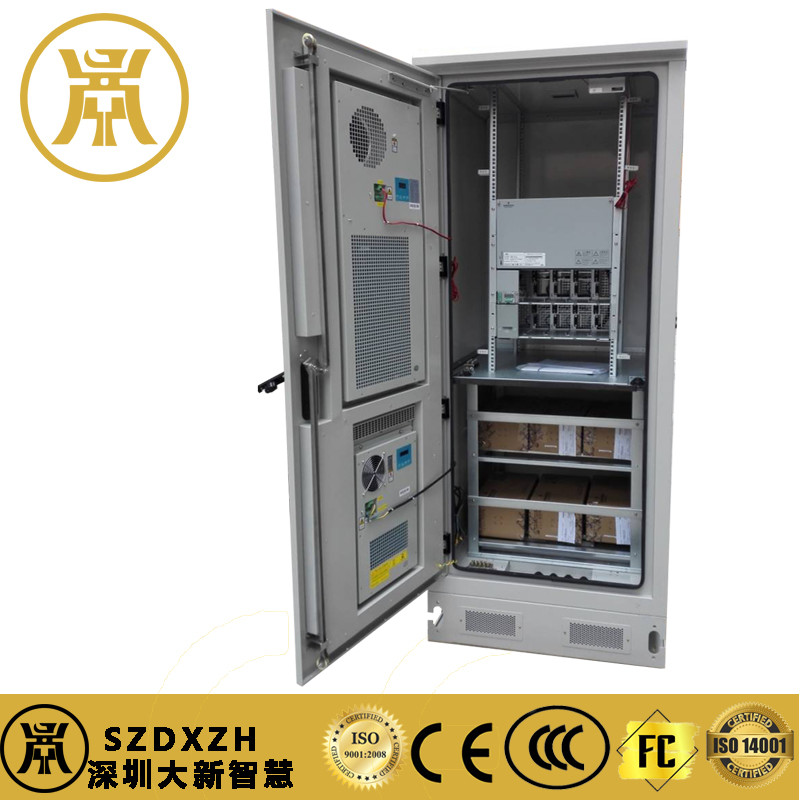 Free Standing Outdoor Telecom Cabinets Integrated Cabinet For Battery And Equipment