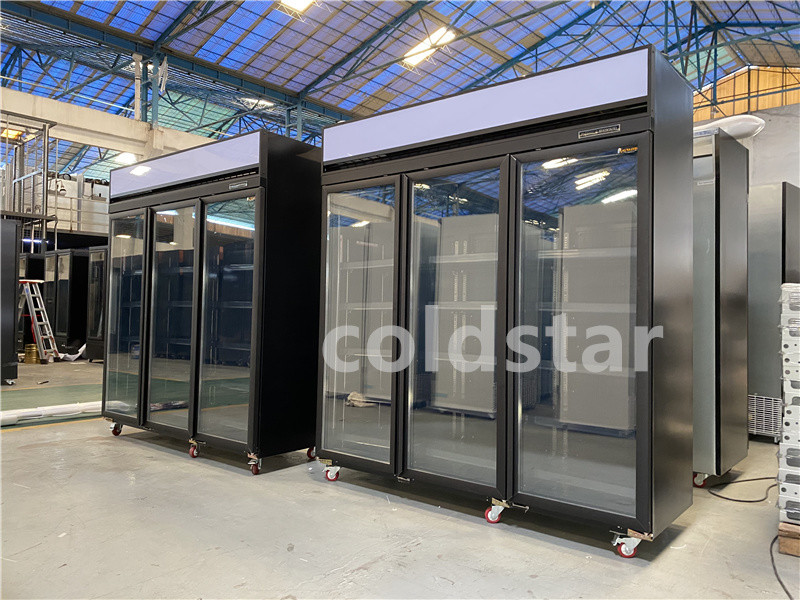 Upright Freezer Philippines / Malaysia Used Commercial Ice Cream Display Freezers
