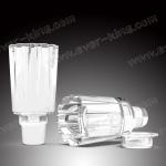 Glass Stopper Empty Alcohol 500mL Vodka Glass Bottle