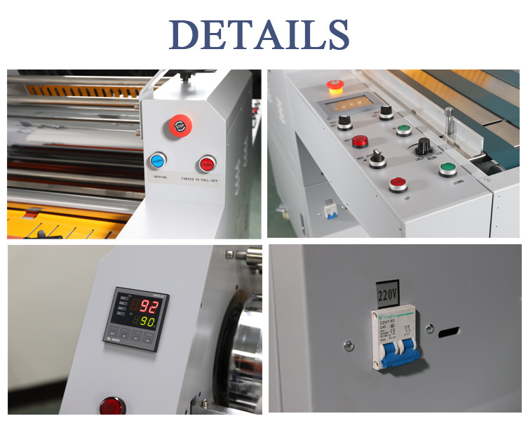 Hydraulic 170C 200mm Steel Roll Laminating Machines Industrial Use