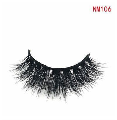 Full Strips Mink 3d Hair Lashes Thick Cross Long Lashes Wispy Fluffy Eye Makeup