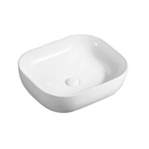 Quality Modern Bathroom Square Ceramic Basin White Above Cabinet Mounting wholesale
