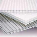 Twinwall Multiwall Transparent PC Sheet , Roofing Material Policarbonato Sheet