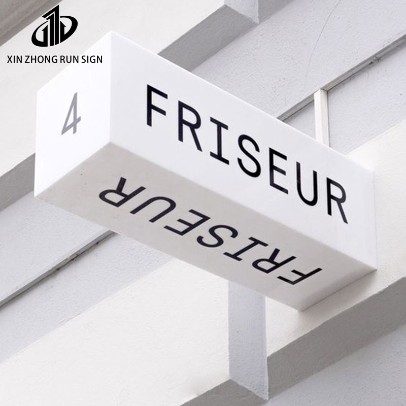 Led sign board letters acrylic light box with snap frame frontlight
