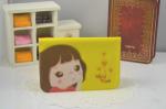 Cute Girl Plastic PVC Credit Card Holders Wallets