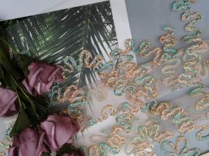 Quality Crochet Corded Lurex Embroidery Metallic Lace Fabric wholesale