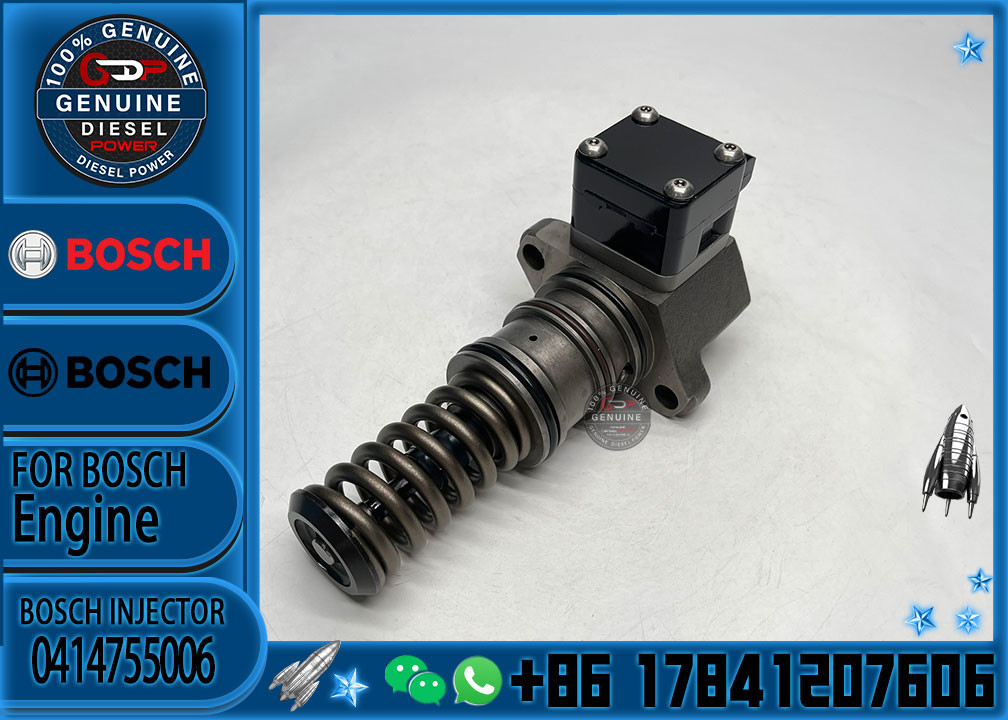 Common Rail Fuel Injector 0414755006 for DAF CF 9.2d 12.13d Engine PE XE-C Euro Engine