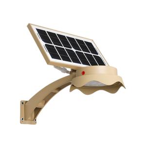 Quality 120 Watts Solar Powered LED Street Lights 120w Golden Sunflower Shape Night Panel wholesale