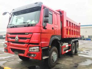 Quality New model SINOTRUK HOWO 6X4 dump truck tipper 336HP red white wholesale