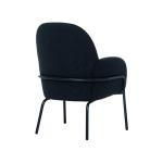 Funky Dark Green Linen Accent Chair Sling Lounge Pool Armchair
