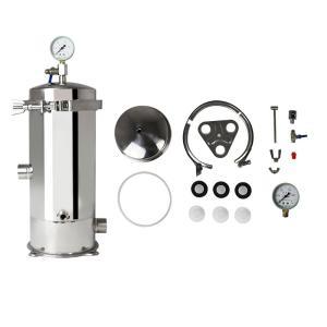 SUS304 / 316 Multi Cartridge Filter Housing Water Industrial Sediment Filter