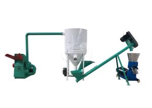 Quality Convenient Maintenance Cattle Feed Pellet Production Line CE ISO Certification wholesale
