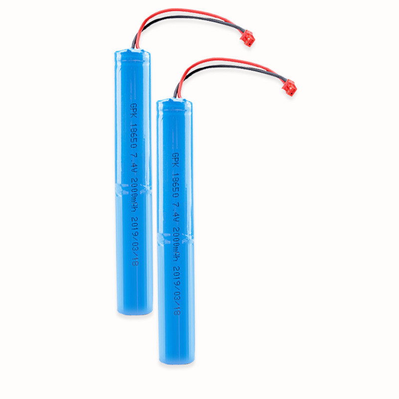 7.4V 2000mAh 18650 Battery Pack For Electronic Digital Product